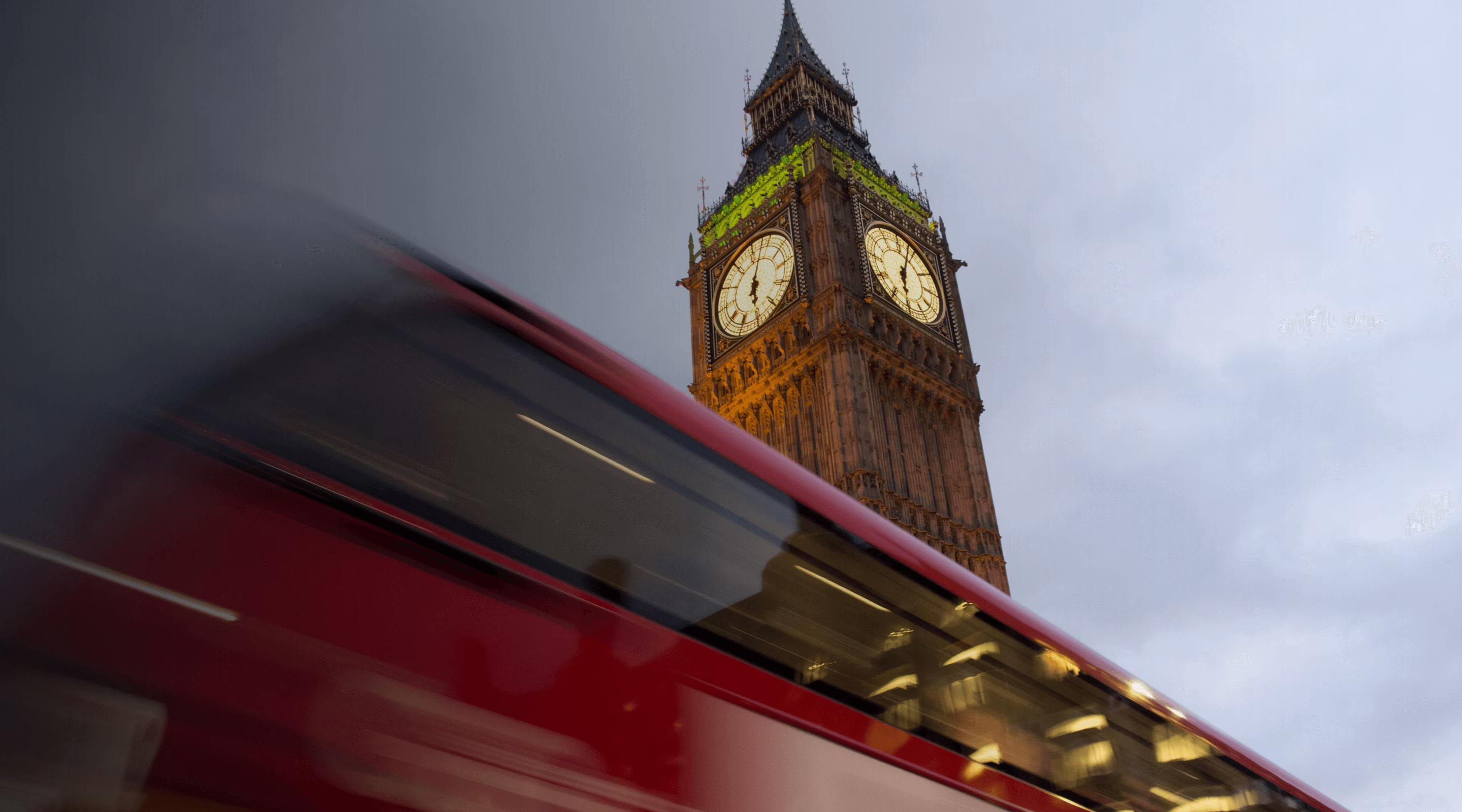 Vue de Big Ben &agrave; Londres