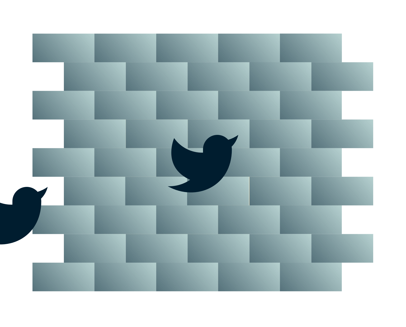Twitter-linnut t&ouml;rm&auml;&auml;v&auml;t sein&auml;&auml;n.